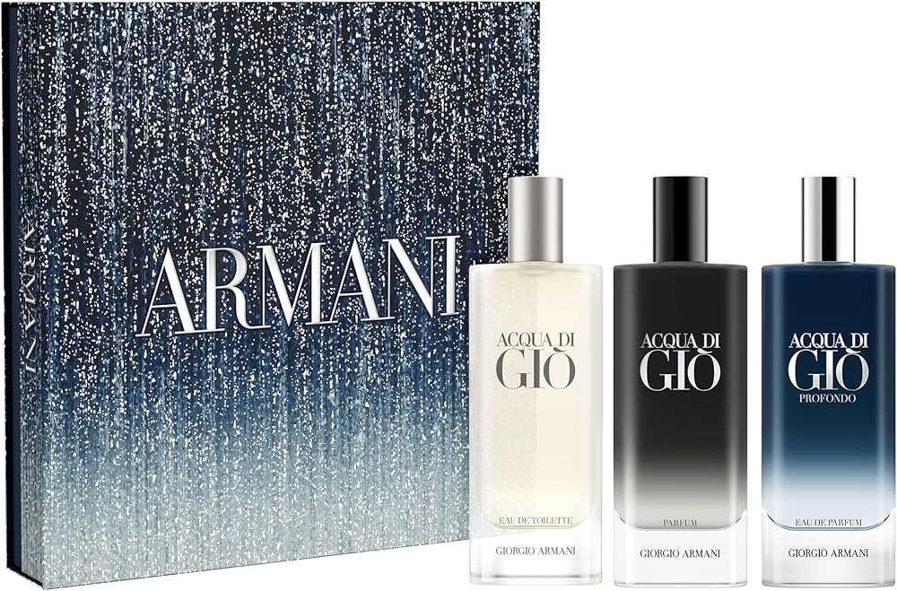 Amazon.com: Armani beauty– Acqua di Giò Men's Cologne Trio ($124