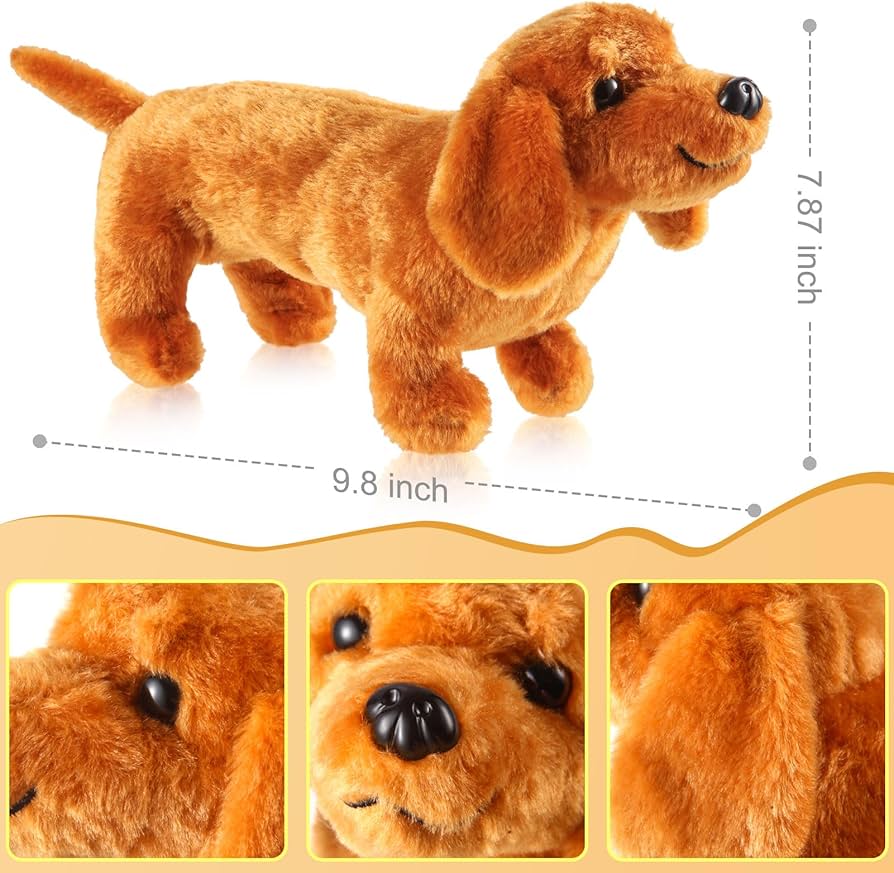 Amazon.co.jp: ZJoey ダックスフンド 犬 ぬいぐるみ ソーセージ 犬