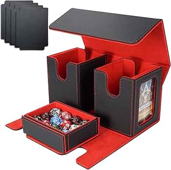 Amazon.co.jp: AFIING Mtgデッキボックス 指揮官ディスプレイ付き