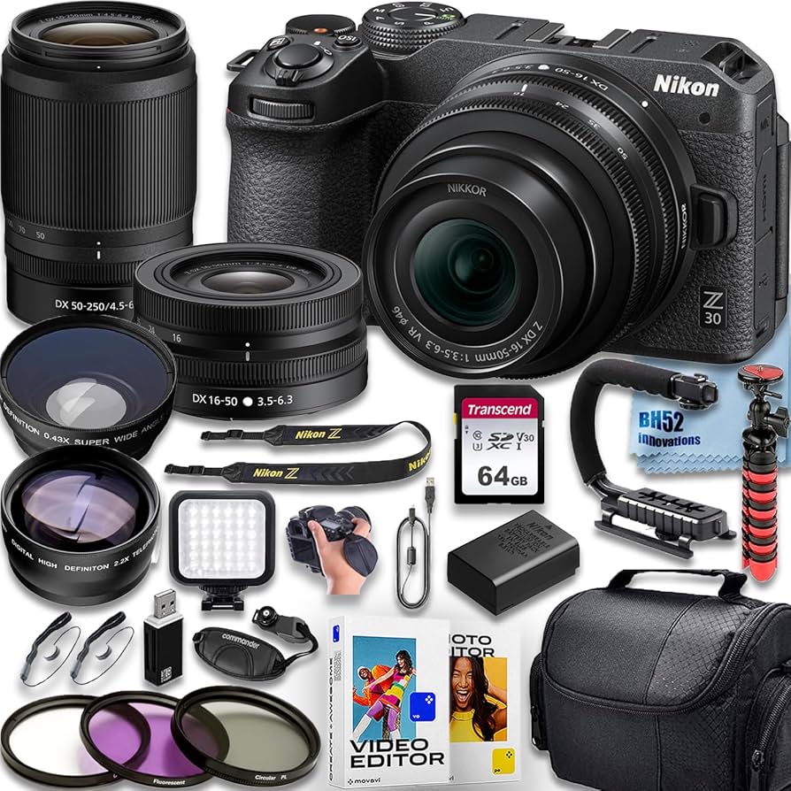 Amazon.com : Nikon Z30 20.9MP 4K Video Recording Vlogging Camera