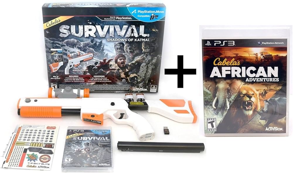 Amazon.com: PS3 Cabela's BUNDLE Shadows of Katmai + African