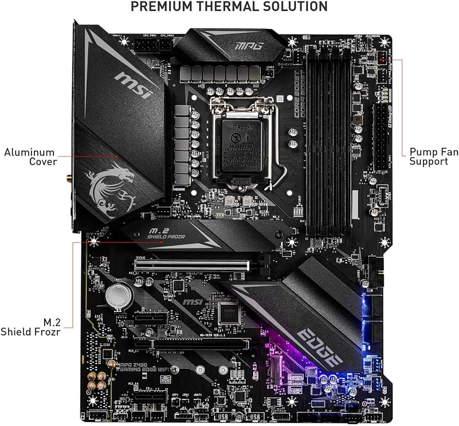 Amazon.com: MSI MPG Gaming Edge Intel Z490 LGA 1200 ATX DDR4-SDRAM