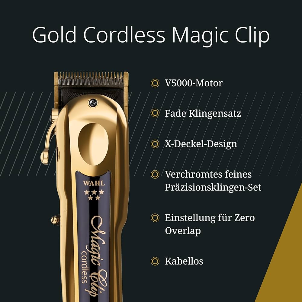 Wahl Gold Cordless Magic Clip - Hair Trimmer for High Performance
