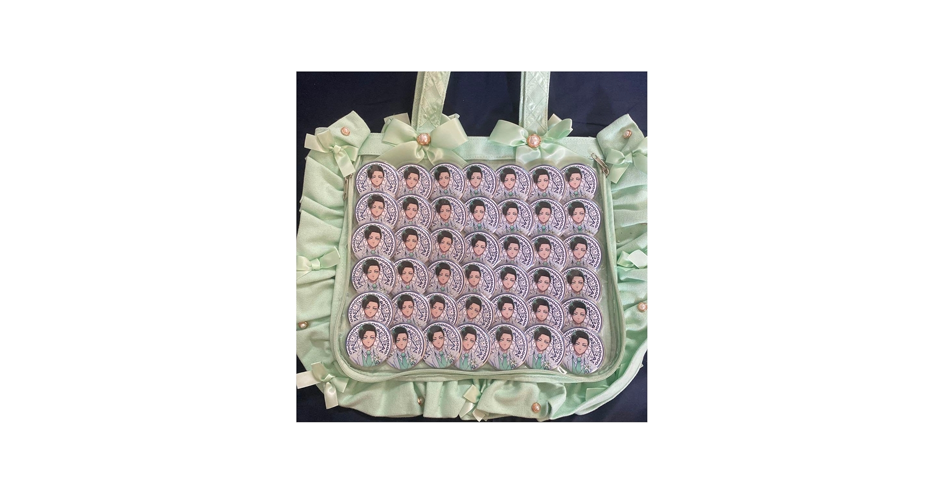 Amazon.co.jp: ブルーロック展 糸師 凛 缶バッジ 痛バック : おもちゃ