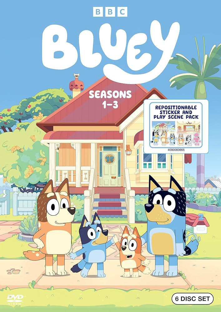 Amazon.com: Bluey: Seasons 1-3 (DVD) : Various: Movies & TV