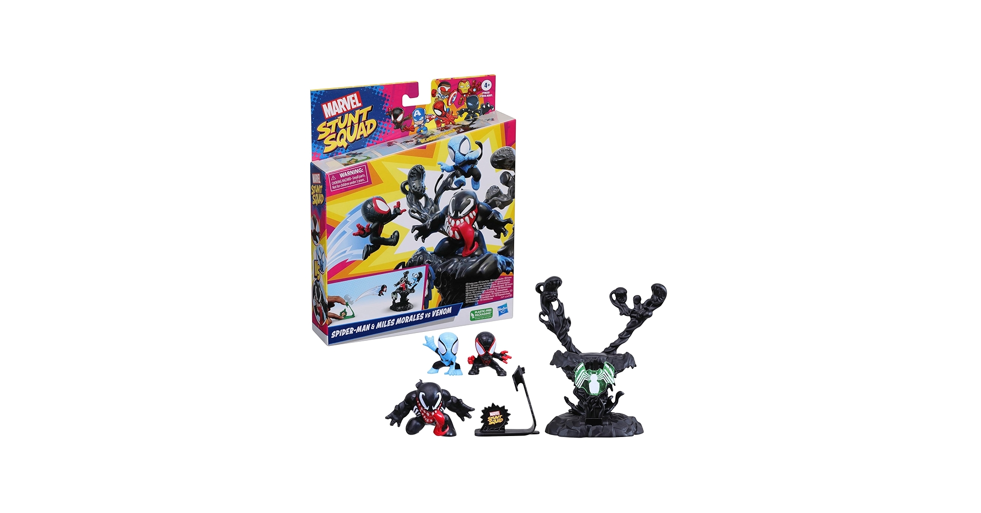 Amazon.com: Marvel Stunt Squad Villain Knockdown Playset, Spider