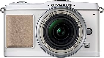 Amazon | OLYMPUS ミラーレス一眼 E-P1 レンズキット ホワイト E-P1
