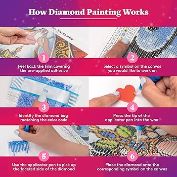 Amazon.co.jp: DIAMOND ART CLUB ペイント・ザ・ムーン ダイヤモンド