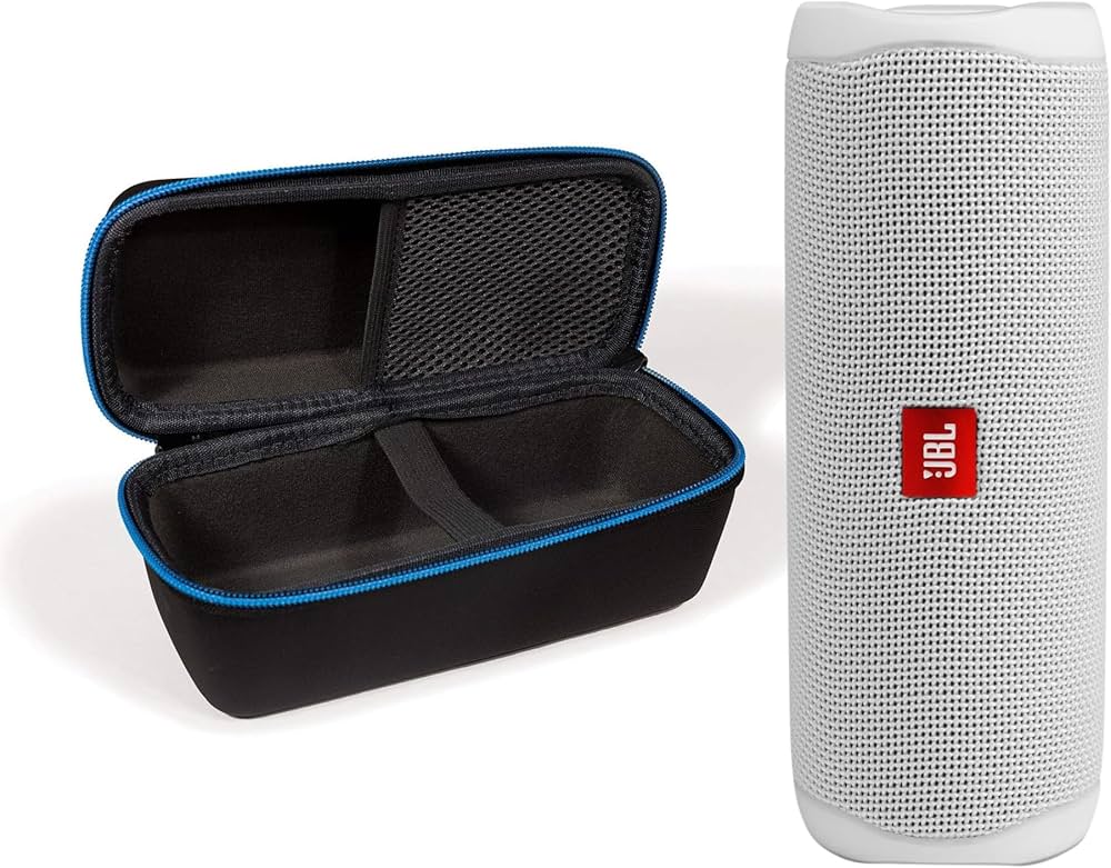 Amazon.com: JBL Flip 5 (White) + Bundle with divvi! Protective