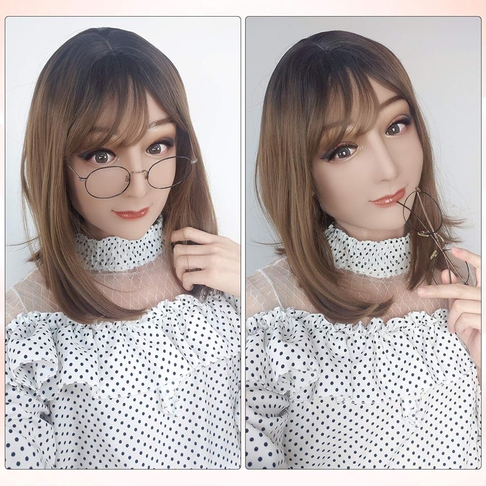 Amazon | [ROANYER] フィメールマスク 女装 仮面 男の娘 変装 メイク