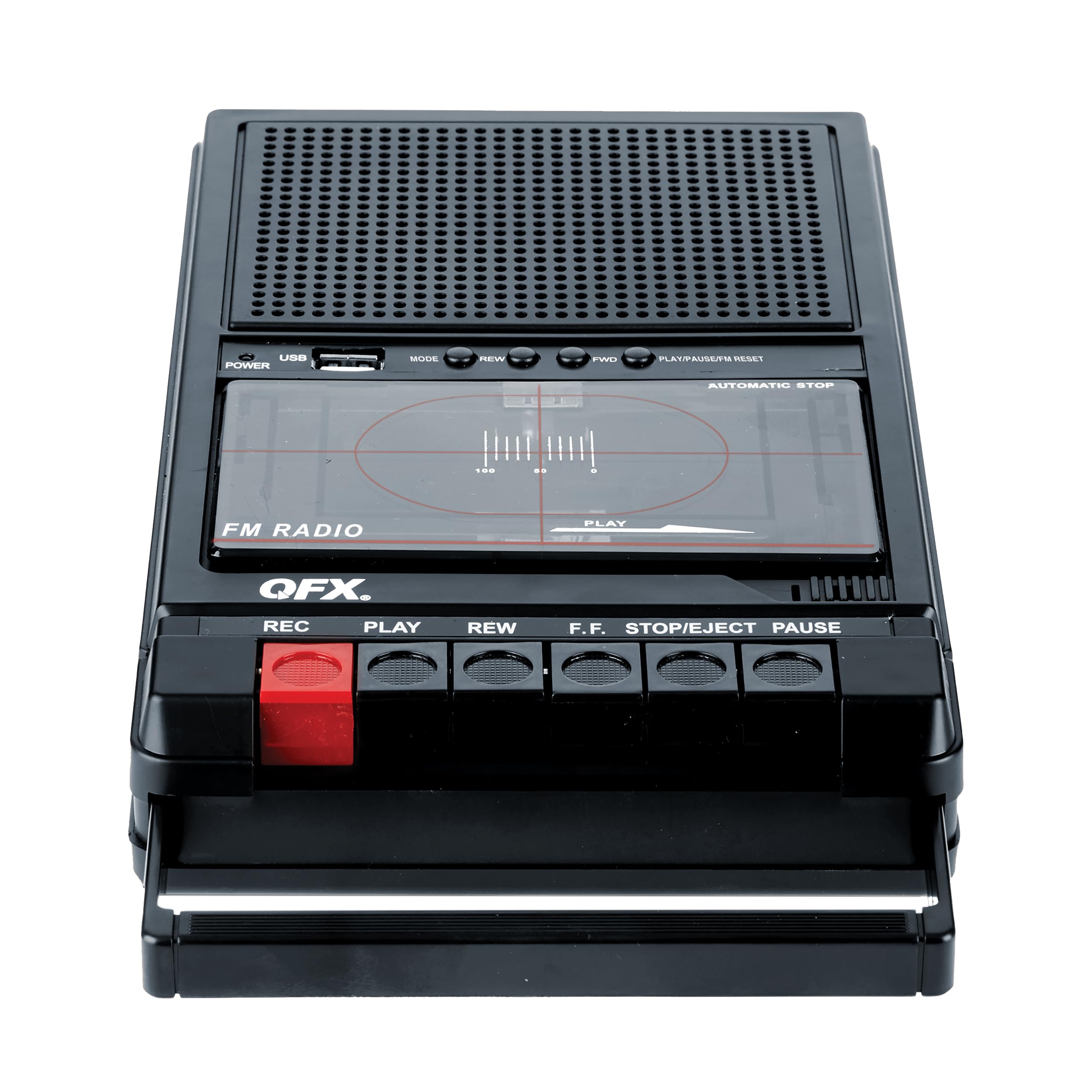 Amazon.com: QFX RETRO-39 Portable Shoebox Cassette Tape Recorder
