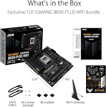 Amazon.com: ASUS TUF Gaming B650-PLUS WiFi AMD B650 AM5 Ryzen