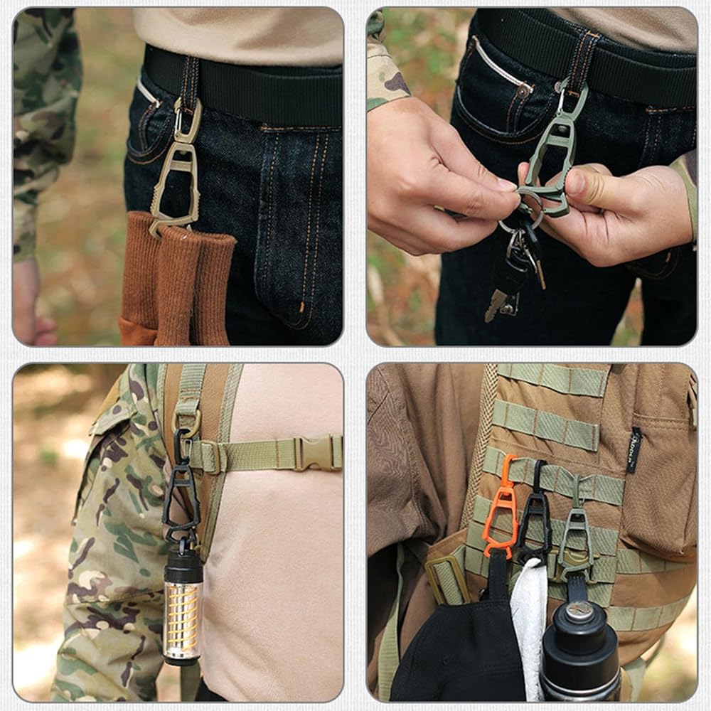 Amazon | 4個 グローブクリップ - 紛失防止 軽量 耐久性 軍手