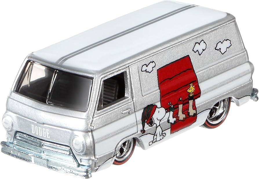 Amazon.com: Hot Wheels Peanuts '66 Dodge A100 Vehicle : Toys & Games