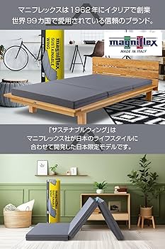 Amazon｜マニフレックス サステナブルウィング 日本用三つ折り高反発