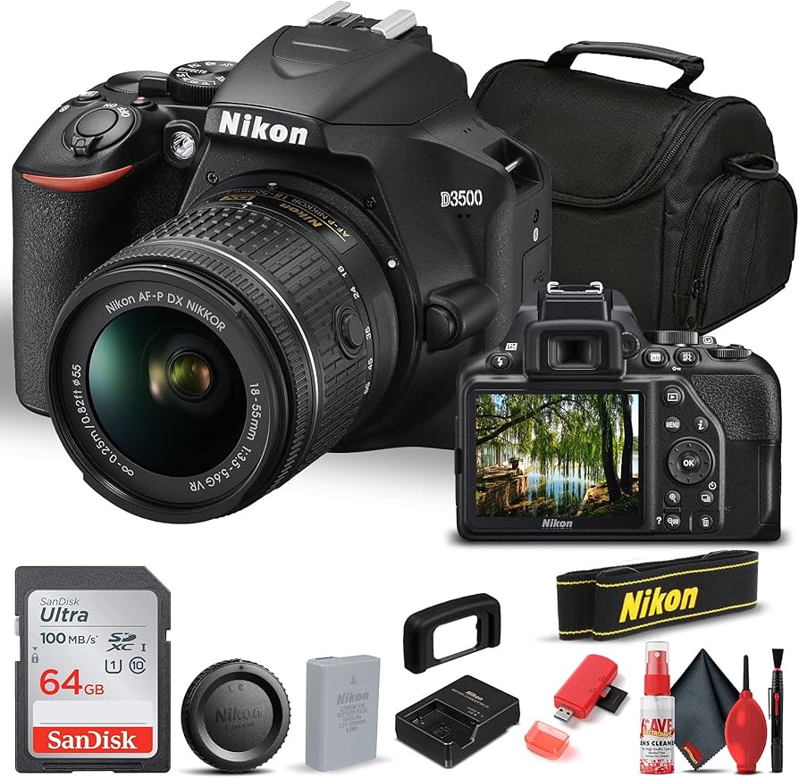 Amazon.com : Nikon D3500 DSLR Camera with 18-55mm Lens (1590