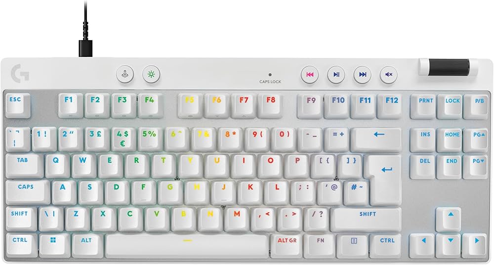 Logitech G PRO X TKL RAPID Tenkeyless Wired Gaming Keyboard With
