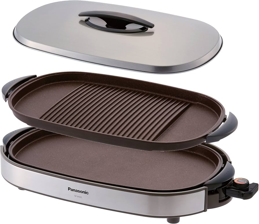 Amazon | パナソニック ホットプレート シルバー NF-WM2-S