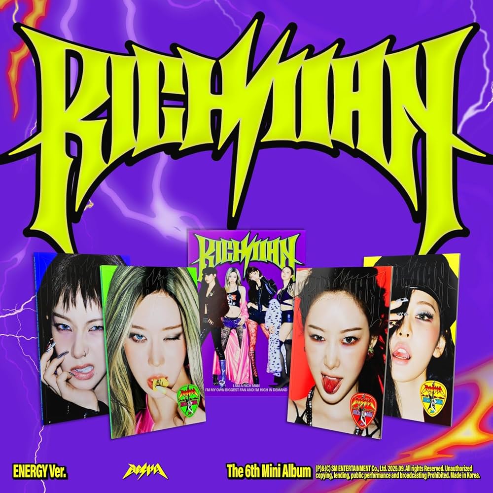 aespa - The 6th Mini Album 'Rich Man' (ENERGY Ver.)[GROUP Version