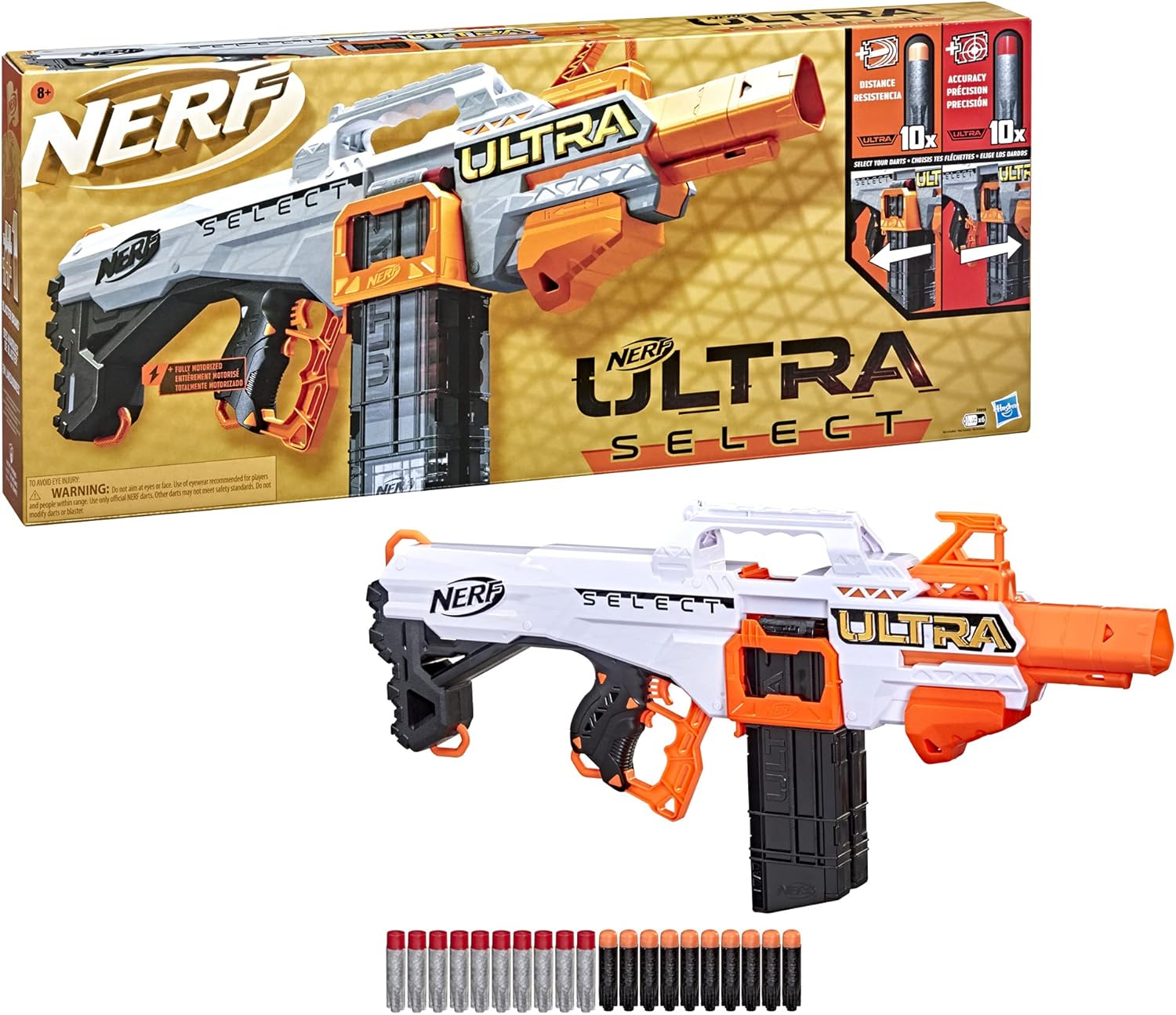 Nerf - Brandclub - Nerf Ultra Select Fully Motorized Blaster, Fire