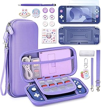 Amazon.com: innoAura Switch Lite Case 18-in-1 Accessories Bundle