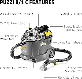 Amazon.com: Kärcher Commercial Carpet Extractor - Puzzi 8/1 C