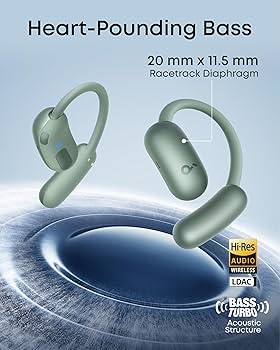 Amazon.com: soundcore AeroFit 2 by Anker, Open-Ear Headphones