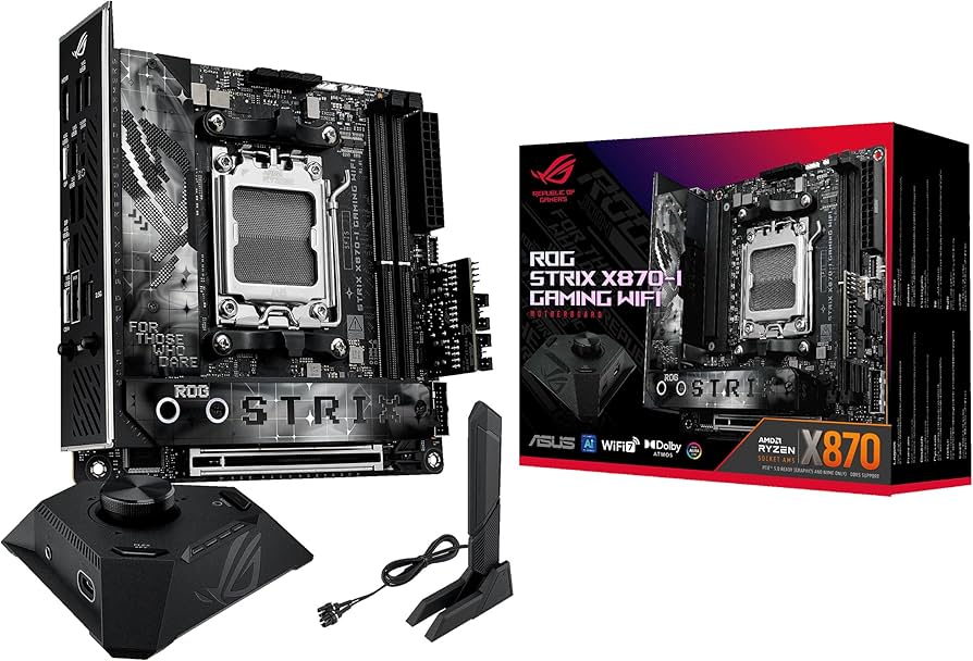 Amazon.com: ASUS ROG STRIX X870-I GAMING WIFI AMD AM5 X870 Mini