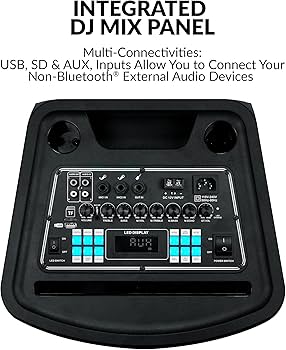 Amazon.com: Supersonic IQ Sound IQ-7012DJBT 2 x 12-Inch Bluetooth