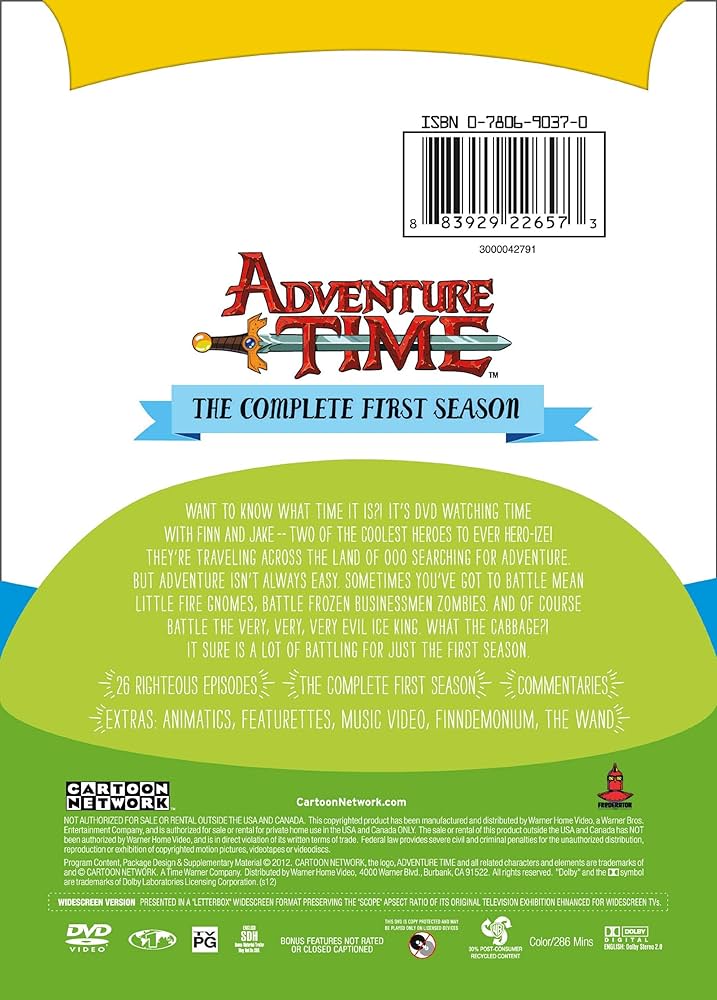 Amazon.com: Adventure Time: Season 1 : Jeremy Shada, John DiMaggio