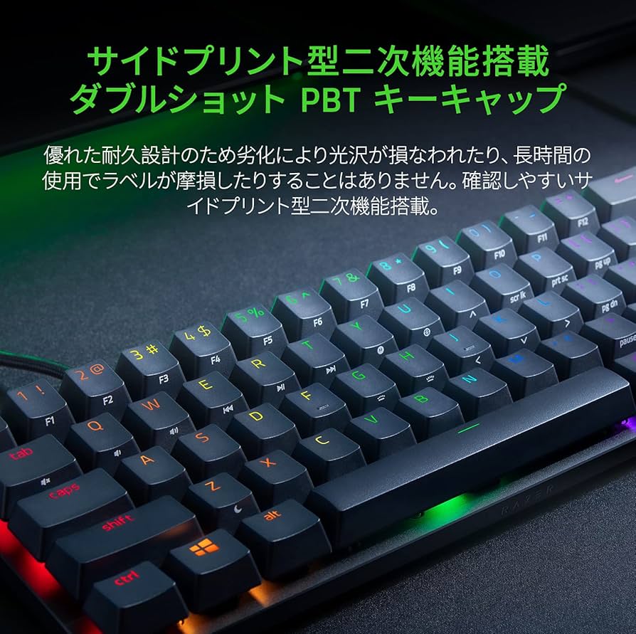 Amazon.co.jp: Razer Huntsman Mini 小型 ゲーミングキーボード