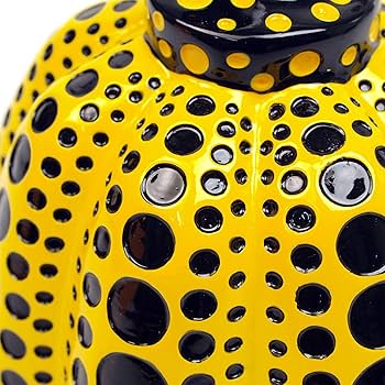 Amazon.co.jp: 草間彌生 オブジェ [パンプキン(イエロー)] : ホーム