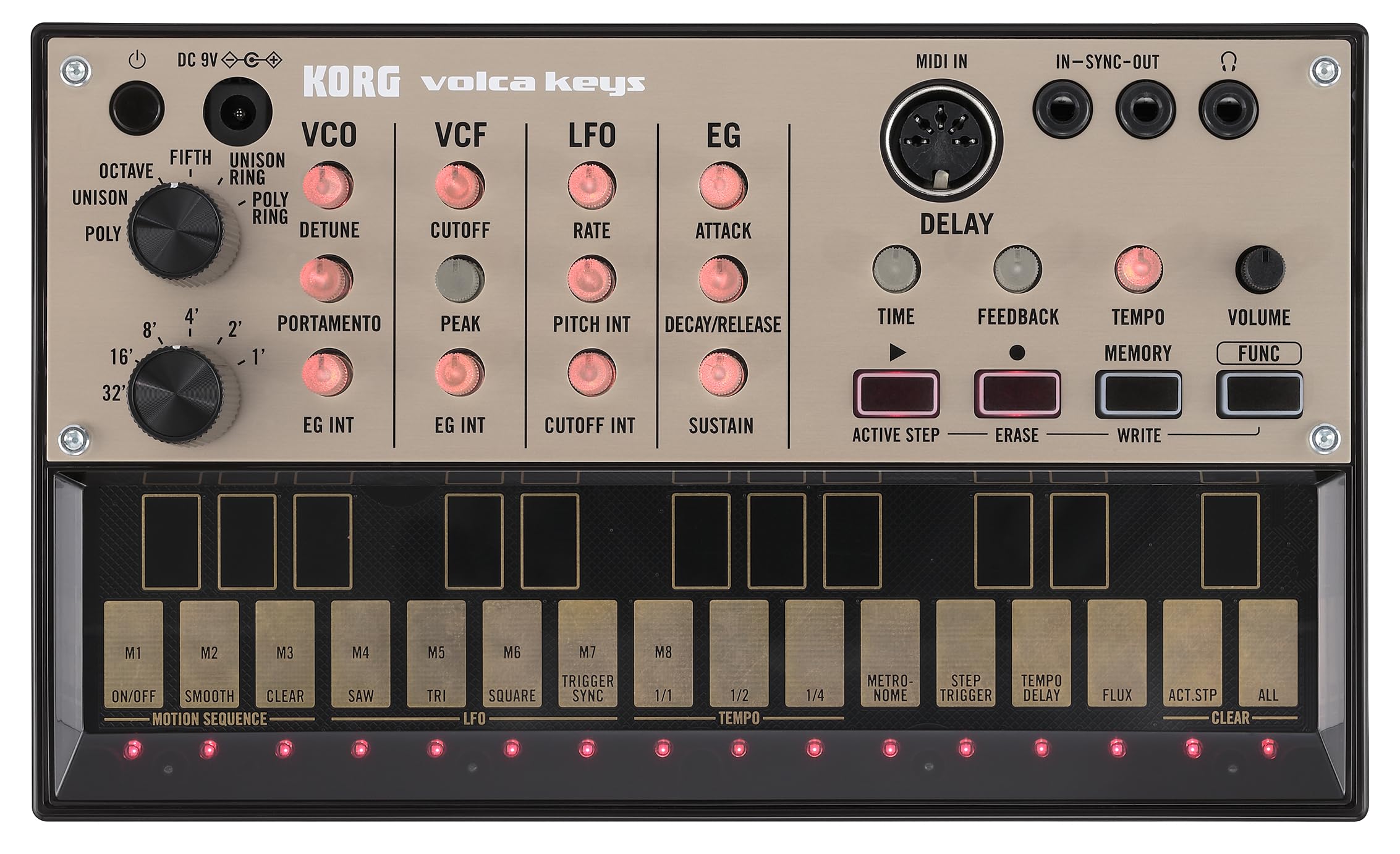 Amazon.com: Korg Volca Keys Analogue Loop Synthesizer Polyphonic w