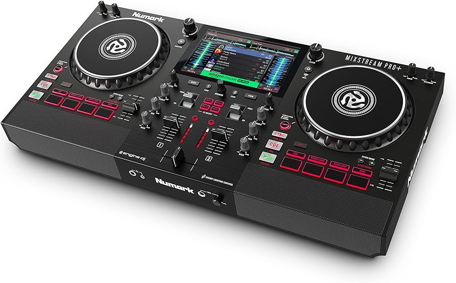 Amazon.com: Numark Mixstream Pro+ Standalone DJ Controller, Amazon