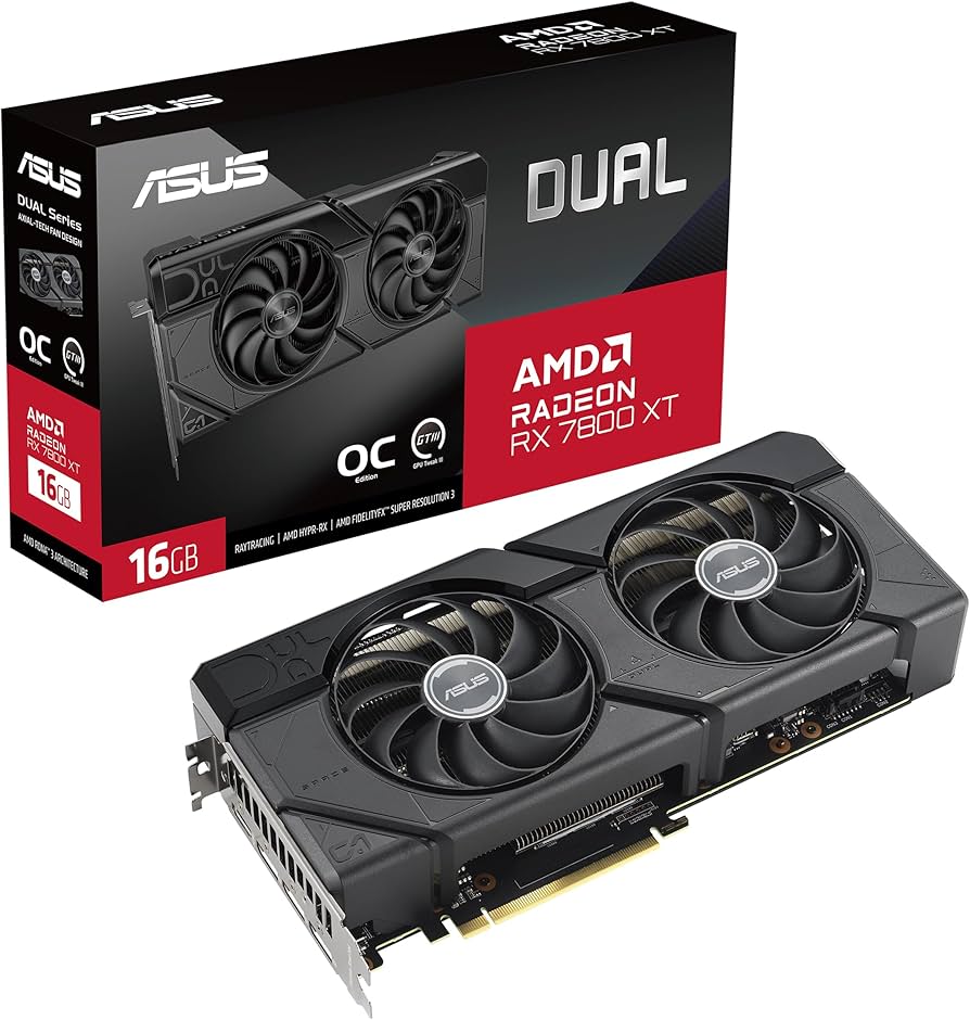 Amazon.com: ASUS Dual RadeonTM RX 7800 XT OC Edition 16GB GDDR6