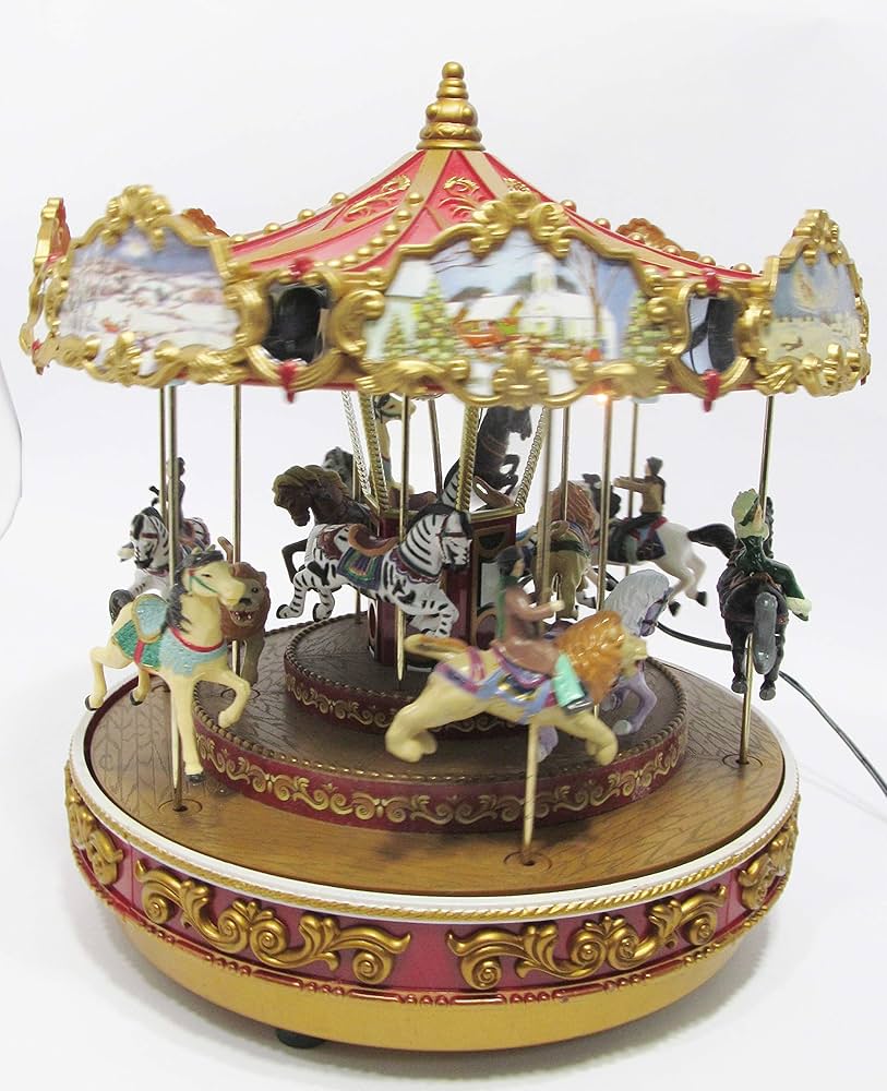 Amazon.com: Mr. Christmas Triple Decker Carousel : Home & Kitchen