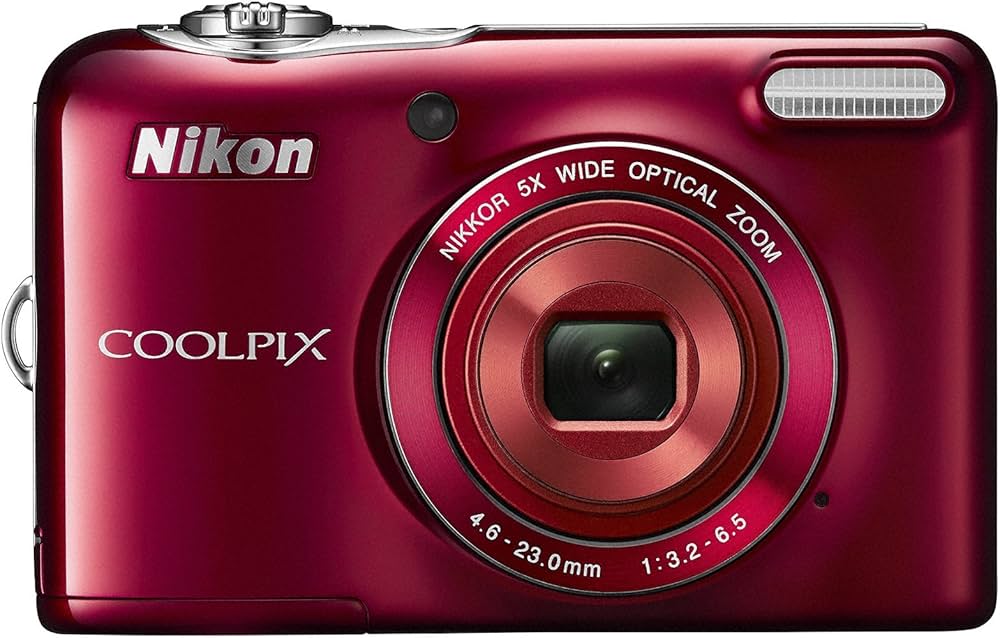 Amazon | Nikon デジタルカメラ COOLPIX L32 レッド 光学5倍ズーム