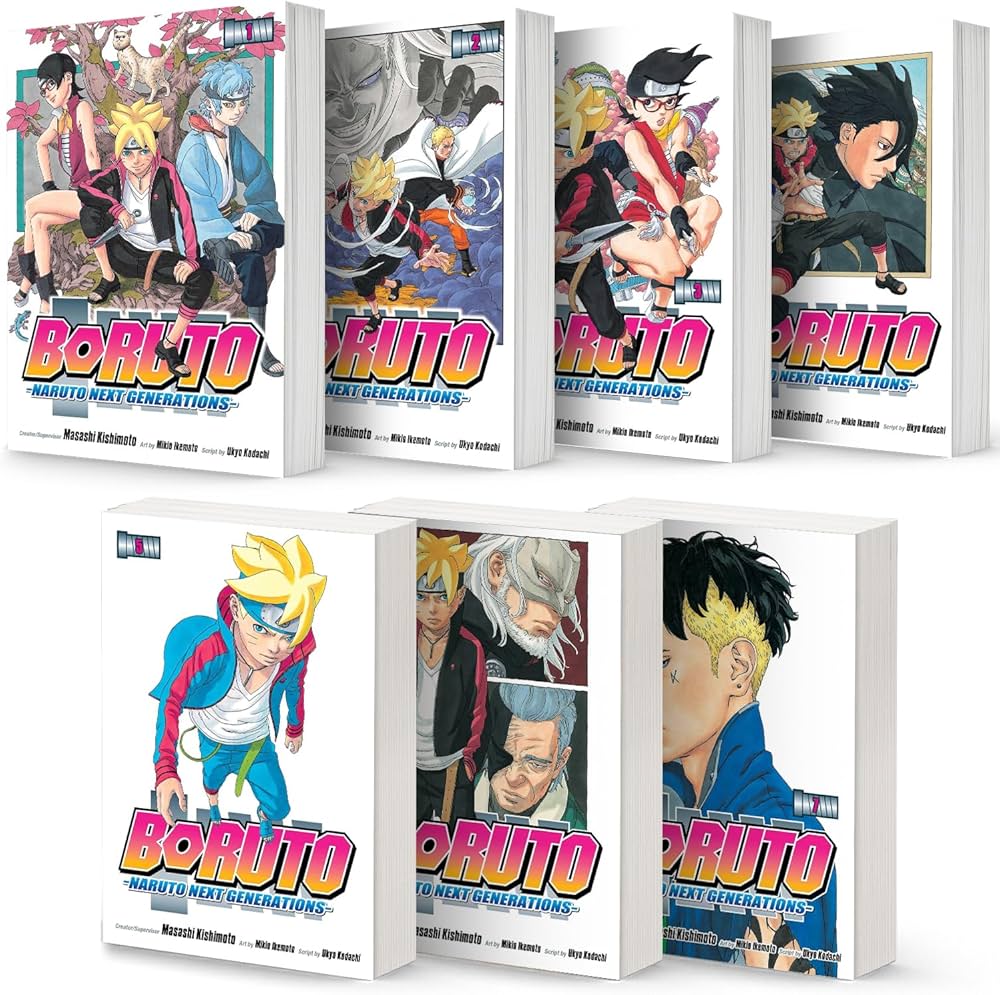 Boruto Manga Set, Vol. 1-7: Masashi Kishimoto: Amazon.com: Books