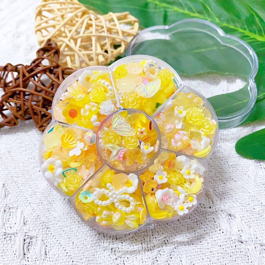 Amazon | Gynyenネイルパーツ レジンパーツ 大量 ネイルアートキット