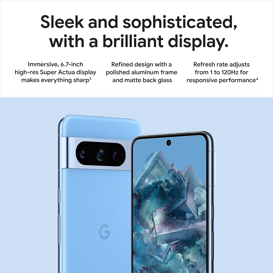 Amazon.com: Google Pixel 8 Pro - 512GB - Unlocked - Porcelain