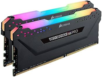 Memória para computador de mesa Corsair Vengeance RGB de 16 GB (2