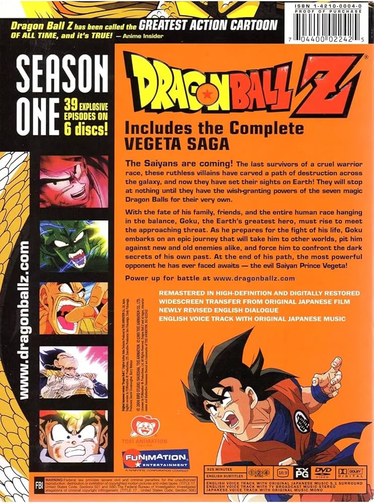 Amazon.com: Dragonball Z Complete Seasons 1-9 Box sets (9 Box Sets