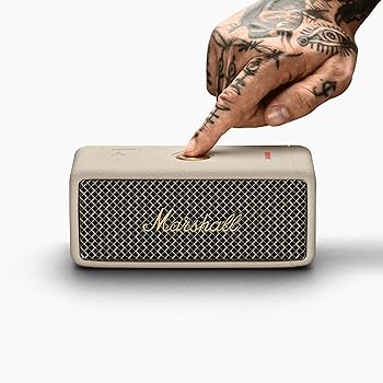 Amazon.com: Marshall Emberton II Portable Bluetooth Speaker, Cream