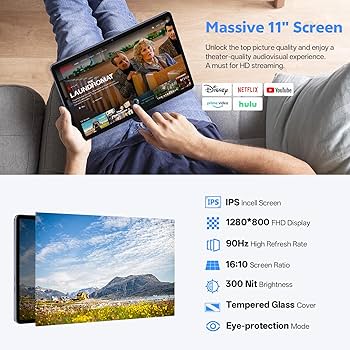 Amazon.com : 2025 Android 16 Tablet with Keyboard, 20GB+128GB 11