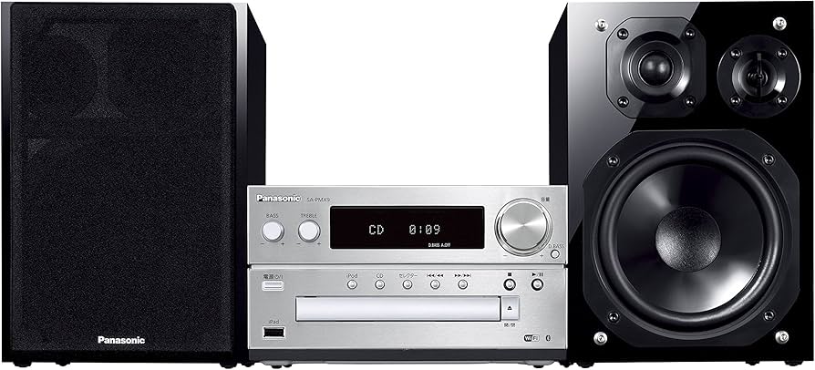 Amazon.co.jp: Panasonic CDステレオシステム シルバー SC-PMX9-S