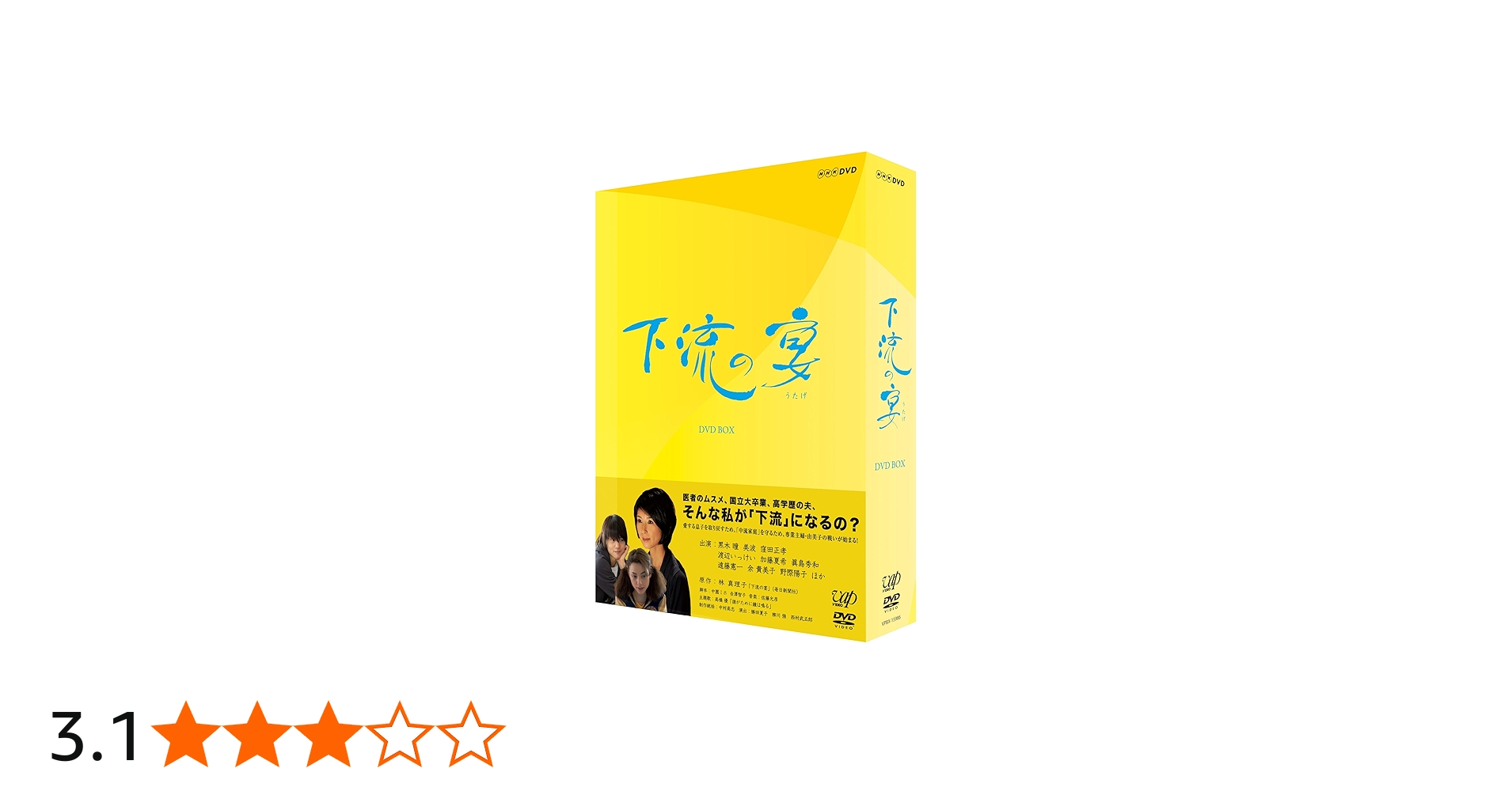Amazon.co.jp: 下流の宴 DVD-BOX [DVD] : 黒木 瞳, 美波, 窪田