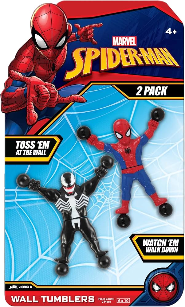 Amazon.com: JA-RU Spiderman & Venom Window Crawler Wall Climbers