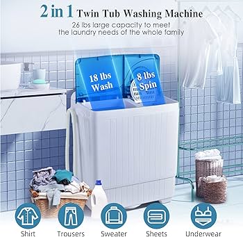Amazon.com: Giantex Portable Washing Machine, 26lbs Washer and