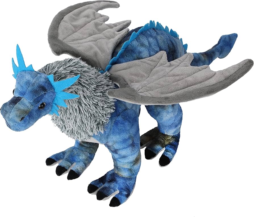 Amazon.com: AULUDA Dragon Plush Toy, Frost Wyrm Stuffed Animal