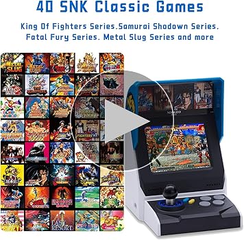 Amazon.com: SNK 40th Anniversary NEOGEO MINI Arcade Console, 3.5